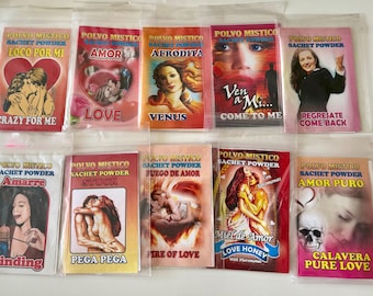 Intention Sachets: Love, Money, Protection Blends (Sachet Powder)