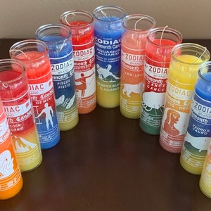 ENERGIZED AND ANOINTED Glass Candles Blessed and Consecrated / Bouji Kouran Santeria Velas Energizadas Voodoo Wicca image 2