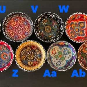 HAND PAINTED BOWL/ ceramic dish/ multipurpose dish/home decor/room decor Size small and large