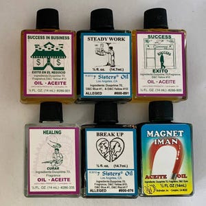 SPIRITUAL OILS, Essential Oils, Anointing Perfums, Dressing oils