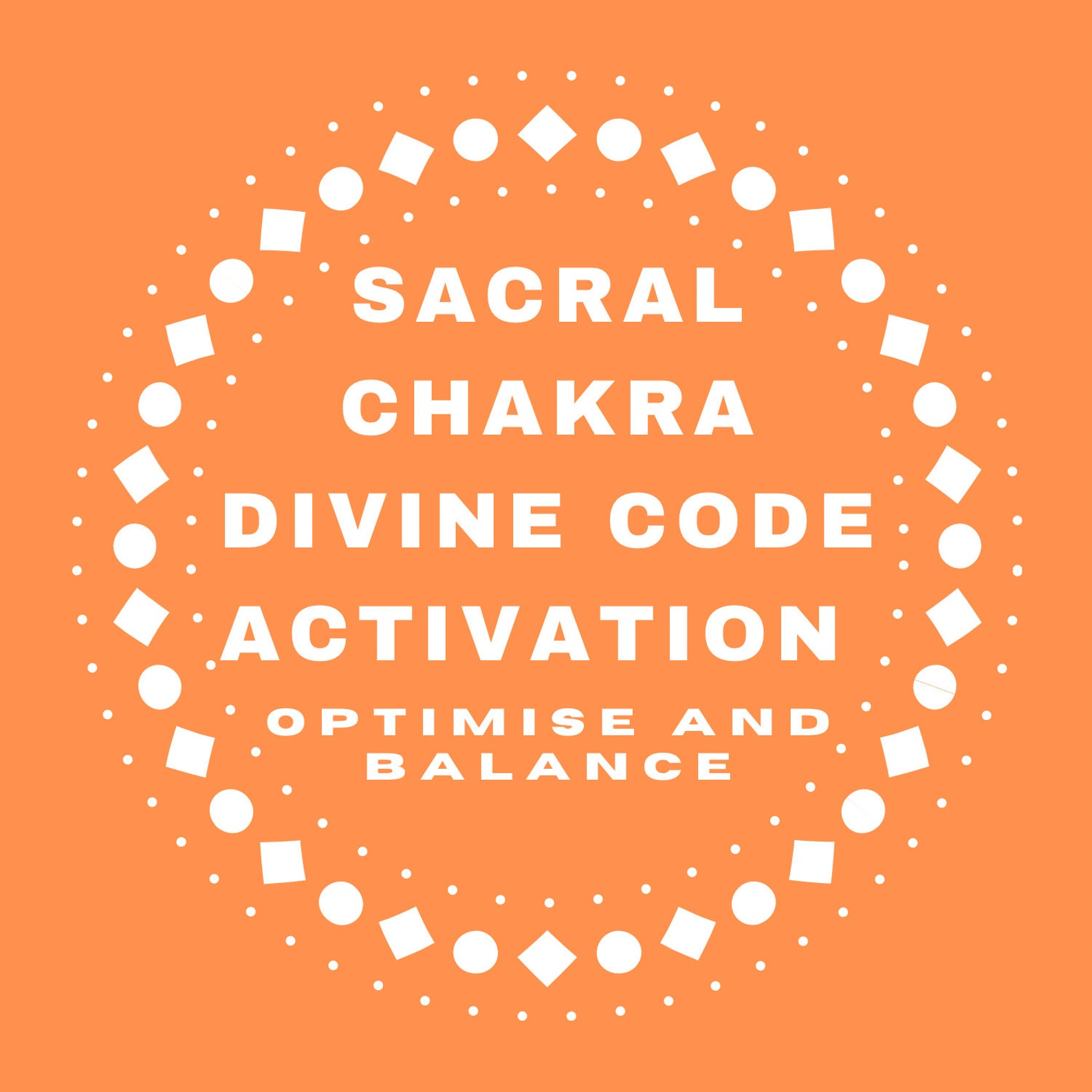 SACRAL CHAKRA BALANCING Activation Divine Code Transmission Sacral ...