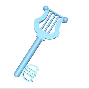 Antik grekisk gud Apollos nyckelformformfil för 3D-skrivare, utskrift, gudomlig magisk altare dyrkan guldharts tennmodell smycken STL