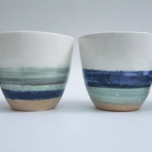 “Iodée” cup in porcelain, ceramic