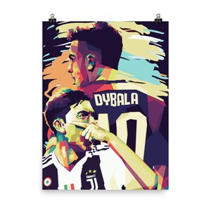 Paulo Dybala Juventus Argentina Poster Etsy