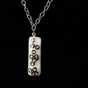 Playboy Bunny Resin Pendant Chain Necklace Handmade Jewelry