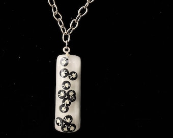 Playboy Bunny Resin Pendant Chain Necklace Handmade Jewelry