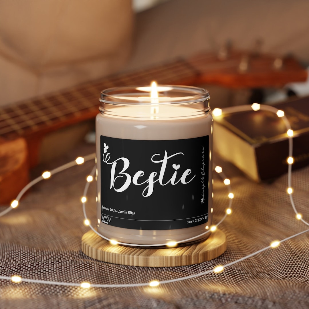Best Friend Candle Gifts for Bestie Positive Vibes Candle Gifts Housewarming Present Gift for