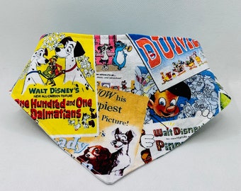 Classic Disney Reversible Snap-On Dog Bandana