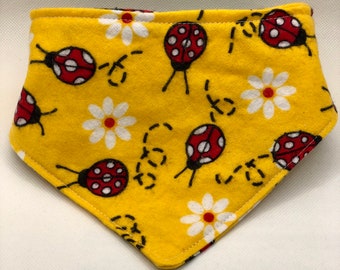 Dog Bandana Lady Bug Dog Bandana Tie On - Etsy