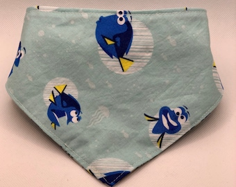 Dory/"Mine" Reversible Snap-On Dog Bandana