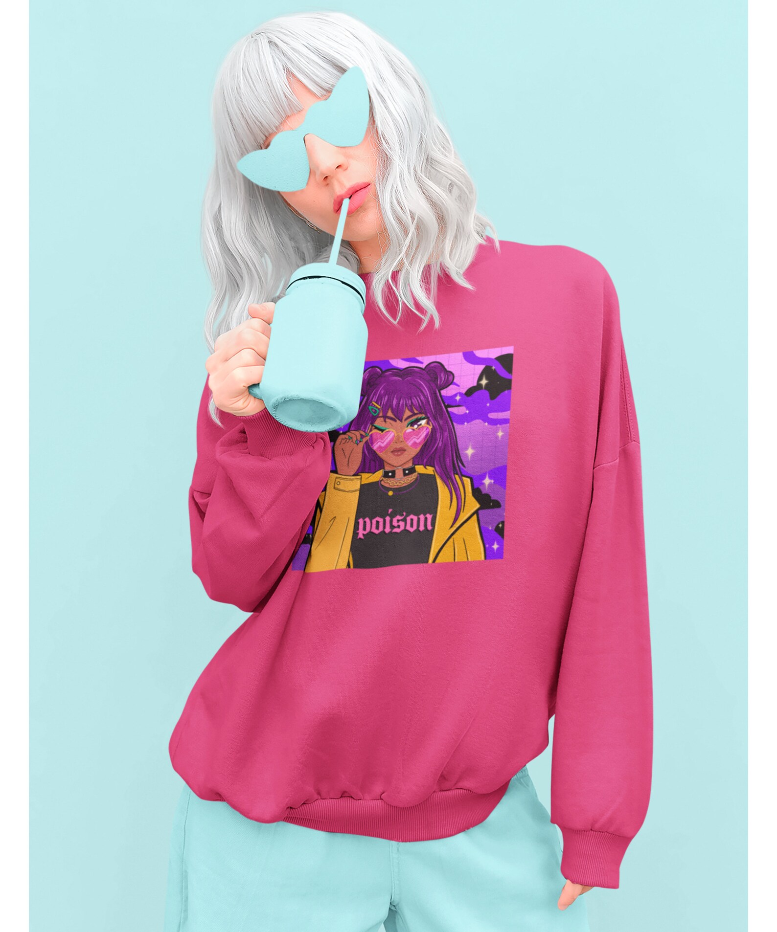 Japanese Fashion Aesthetic Sweatshirt Kawaii Japanese Etsy