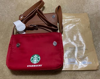 Bolso bandolera rojo de frutos secos de Starbucks Tailandia