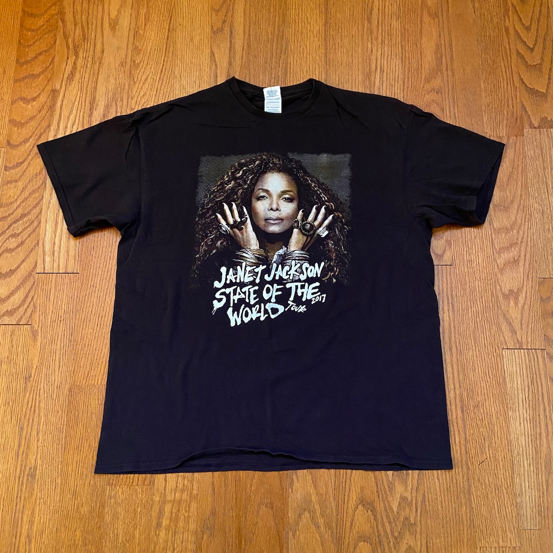 Janet Jackson State of the World Tour 2017 Tee Shirt Size XL - Etsy