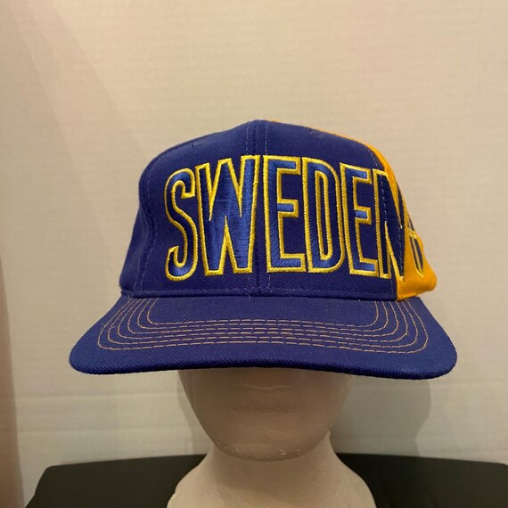 Vintage90s Adidas Sweden Big Logo Soccer SFF SnapBack Hat