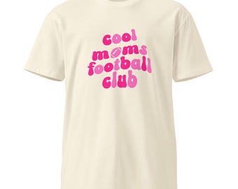 Cool Mom Football - Pink Lettering