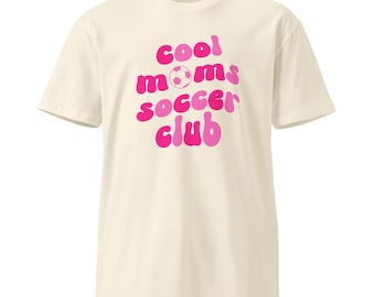 Cool Mom Soccer - Pink Lettering