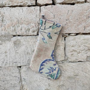 Kilim Stocking, Handmade Stocking, Christmas Stocking, Xmas Stocking, Holiday Stocking, Boho Christmas Stocking, Vintage Rug Stocking, Turkish Handmade Kilim Stocking, Christmas Rug Stockings, Fireplace Sock, Christmas Gifts, Tradition Stocking