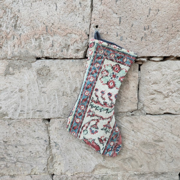 Xmas Stocking, Christmas Stocking, Holiday Stocking, Christmas Tree, Bohemian Kilim Stocking, Traditional Stocking, Ornaments Stocking,