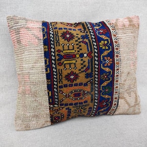 Personalized Pillow, Throw Rug Pillow, Kilim Pillow, Turkish Pillow, Throw Pillow, Cushion Cover, Unique Pillow, Turkish Rug Pillow