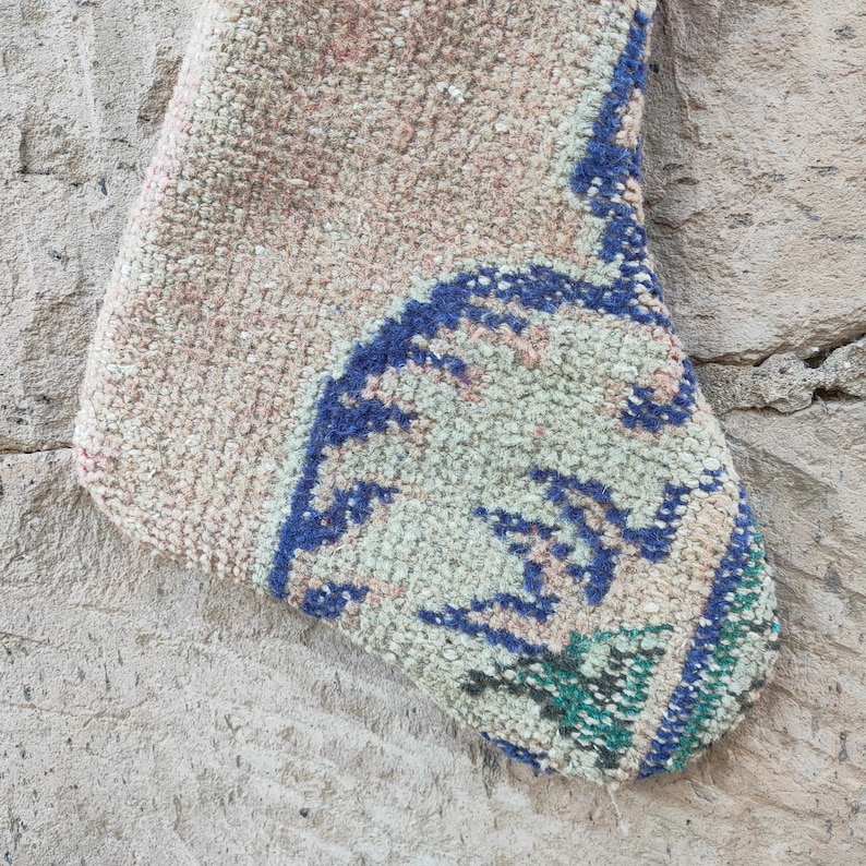 Kilim Stocking, Handmade Stocking, Christmas Stocking, Xmas Stocking, Holiday Stocking, Boho Christmas Stocking, Vintage Rug Stocking, Turkish Handmade Kilim Stocking, Christmas Rug Stockings, Fireplace Sock, Christmas Gifts, Tradition Stocking