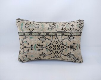 16×24 Boho Pillow, Cushion Cover Rug, Rug Cushion, Sofa Pillow, Turkish Pillows, Handmade Pillow, Decorative Pillows, Bohemian Room Decor