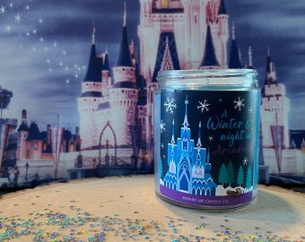 Frozen Inspired Candle - Pine, Rosemary, Eucalyptus Scent