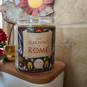 SPACESHIP Earth Candle-The Burning Of Rome At EPCOT-Disney Scented Candle-Disney Home Decor- Scents Of Disney Theme Parks-Gift ForDisney Fan