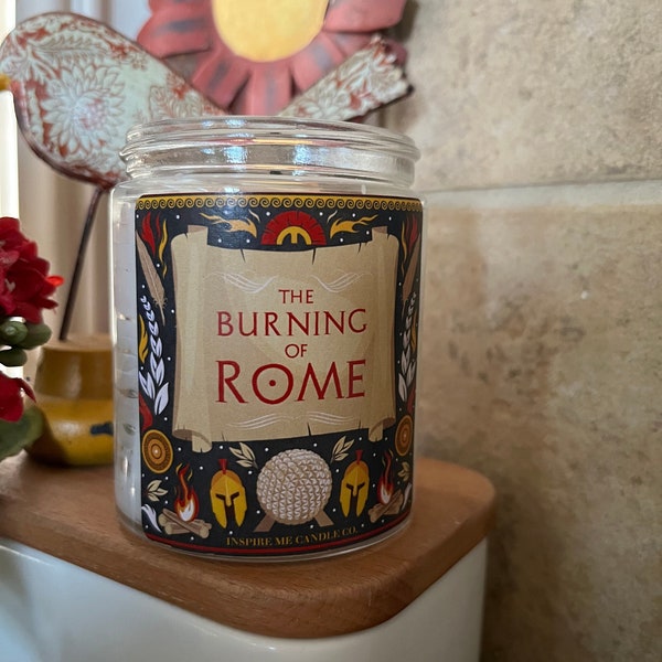 SPACESHIP Earth Candle-The Burning Of Rome At EPCOT-Disney Scented Candle-Disney Home Decor- Scents Of Disney Theme Parks-Gift ForDisney Fan
