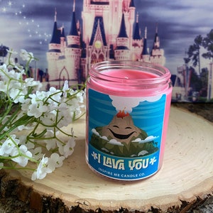 I LAVA YOU Candle | Magic-Infused and Magic-Inspired Candle | Gogi Berry and Mango Scent | Disney WEDDING | Perfect Valentine&#39;s Day Gift