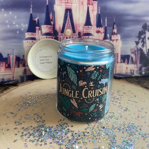 JUNGLE CRUISE Candle-ADVENTURLAND-Magic Kingdom-Jungle Cruise-Skipper-Disney&#39;s Jungle Cruise-Boat Ride-Jungle River Cruise-Magical Theme