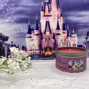 MULAN CANDLE- Disney Scents- Flower That Blooms In Adversity- Japanese Cherry Blossom Scent-The Emperor-Disney Princess-Feminism-Women Power