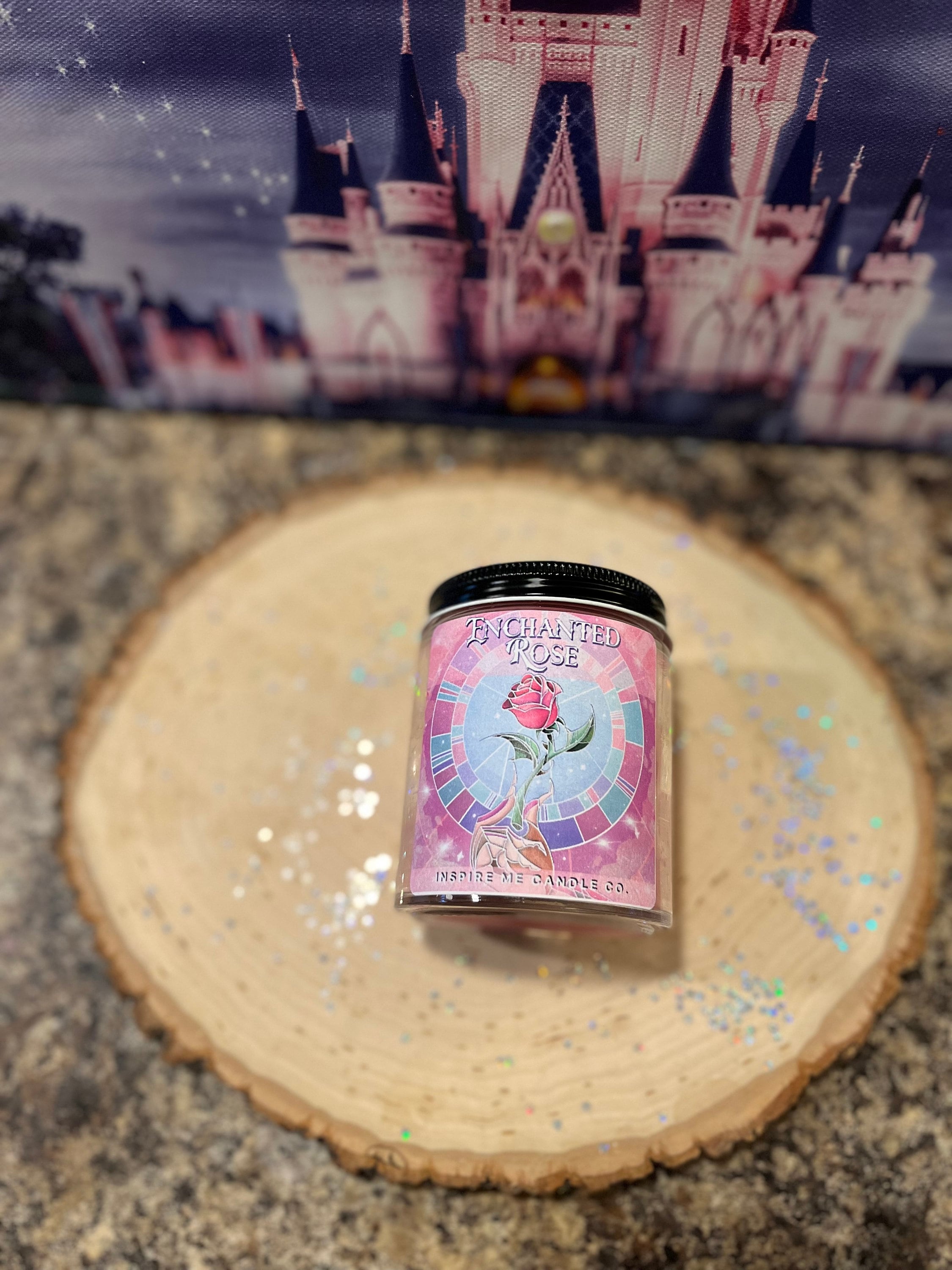 BEAUTY AND the BEAST Candleenchanted Rose Scentdisney Etsy