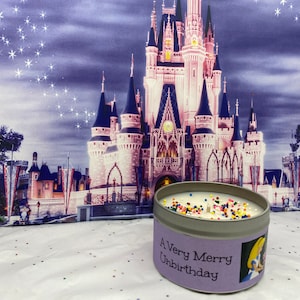 ALICE IN WONDERLand Candle -A Very Merry Unbirthday- Birthday Cake Scented Candle-Birthday Gift-Happy Birthday Gift-Sprinkles Candle