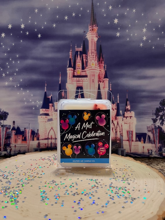 DISNEY'S 50th ANNIVERSARY-A Most Magical Celebration WaxMelt-Disney's 50th Anniversary -Disney World-MICKEY Mouse Balloons-Mickey Confetti