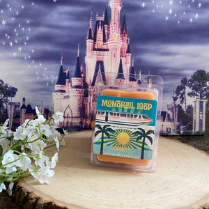 MONORAIL Loop Wax Melts-Disney Park Inspired- Peach Rings- Transportation-Disney Transport- Highway In The Sky-Disney Resorts-MAGIC KINGDOM