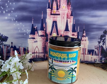 Monorail Peach Rings Scented Candle - Disney Inspired