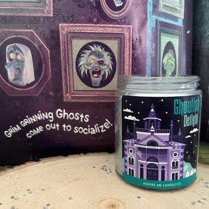 HAUNTED MANSION Candle-Ghoulish Delight Candle-Disney World Home Decor-HALLOWEEN Candle-Spooky Disney Merch-Haunted Mansion Theme Party Gift