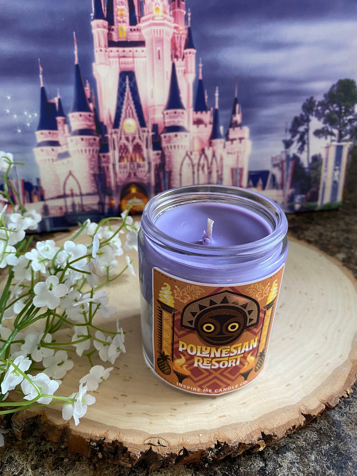 POLYNESIAN RESORT Candle Disneyinspired Scent Inspired by Etsy