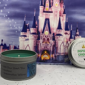 POCAHONTAS CANDLE- Grandmother Willow- Birch Tree Scent-Disney Themed Home-Disney Theme Park-Disney World-Magic Candles-Disney Decor-Meeko