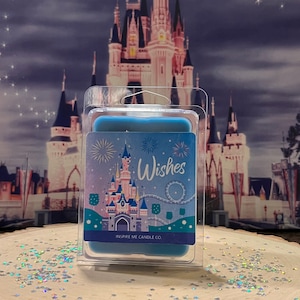 WISHES Wax Melts Magic Kingdom Nighttime Fireworks-Disney Bridal Shower-Disney Theme Kitchen-Gift For Disney Lover-Happily Ever After Gift