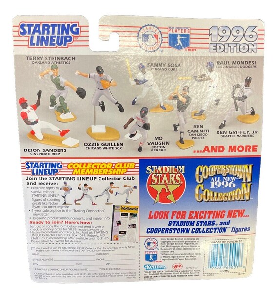 Hideo Nomo Los Angeles Dodgers Starting Lineup 1996 Action