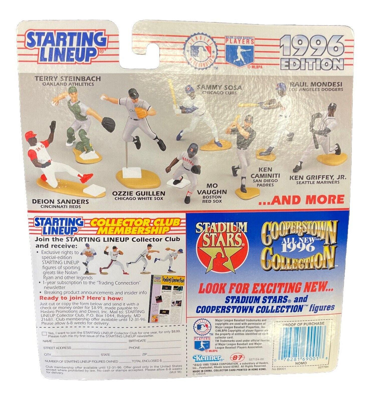 Hideo Nomo Los Angeles Dodgers Starting Lineup 1996 Action