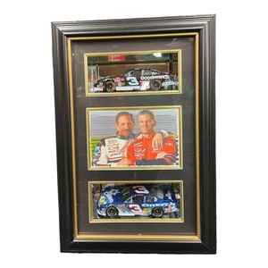 Dale Earnhardt #3 GM Goodwrench and Dale Jr #3 Oreo 1999 Chevrolet Monte Carlo 1/24 Team Caliber Thomas Paccioni Classics Shadow Box QVC