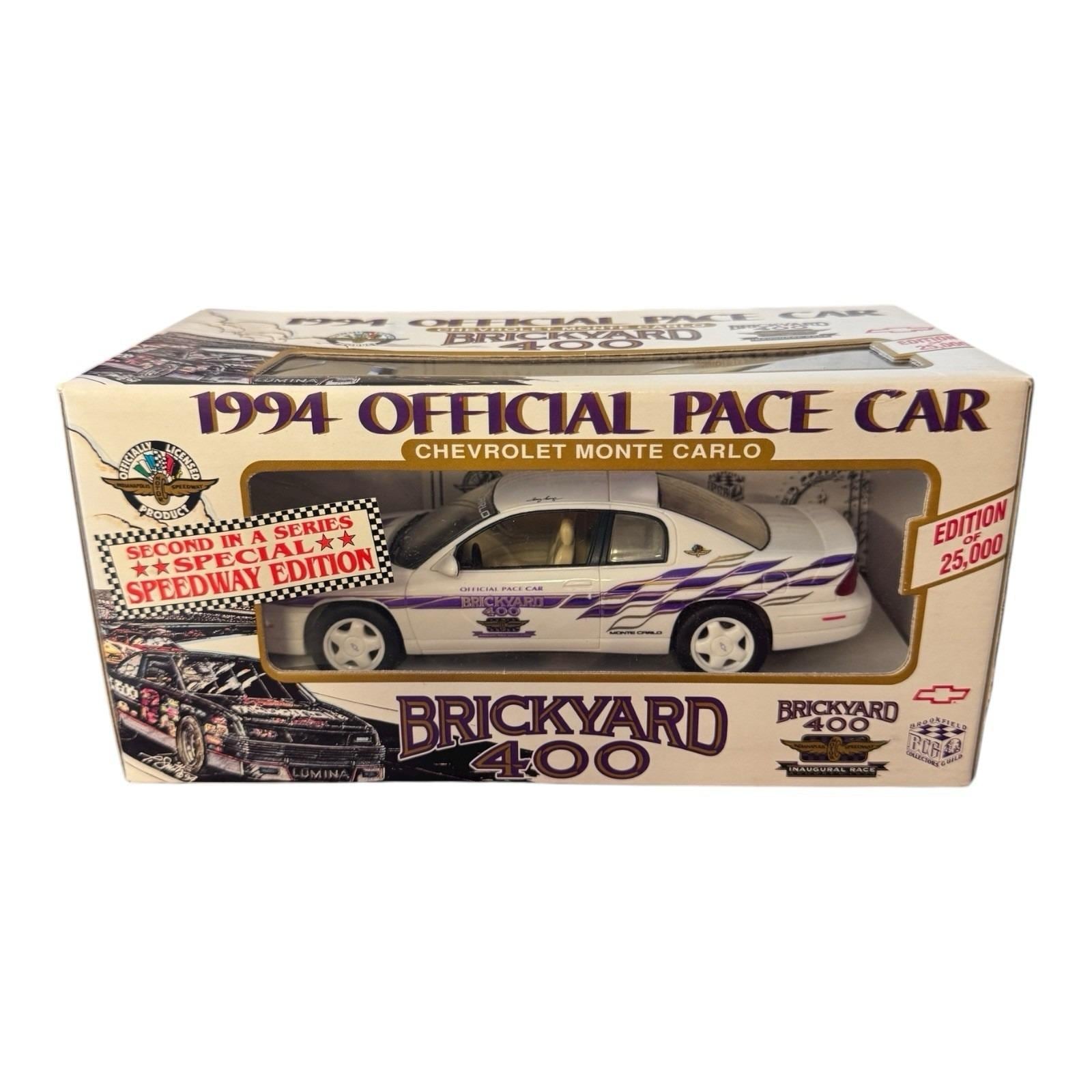 1994 Official Pace Car Brickyard 400 Chevrolet Monte Carlo 1/25