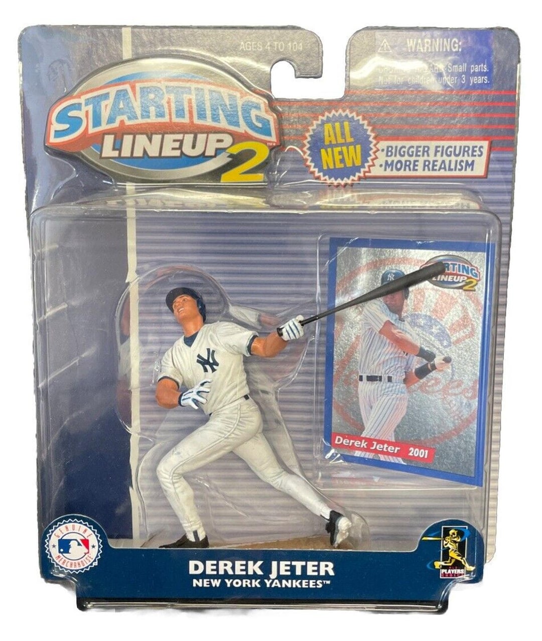 Derek Jeter Yankees アクションフィギュア Derek Jeter New York Yankees MLB Starting Lineup 2 action