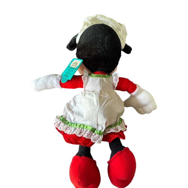 Disney Minnie Mouse Chef Baker Peluche Navideño Vacaciones Animales de Peluche Aplausos imagen 2