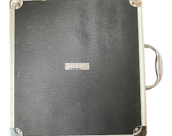 Vaultz Locking 128 CD DVD Storage Case Aluminum Organizer Binder Holder Key