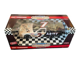 Alan Kulwicki US Army Daytona 500 Ertl American Muskel Thunderbird 1/18