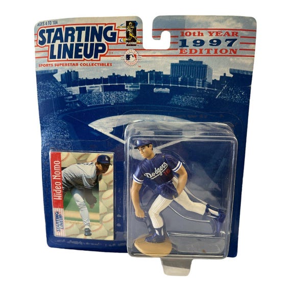 Hideo Nomo Starting Lineup 1997 MLB Baseball Los Angeles Dodgers