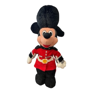 Mickey Mouse London Palace Guard Disney Store pluche zitzak 11 inch afbeelding 1